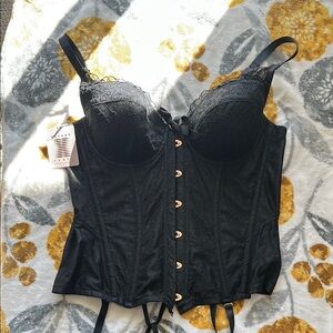 Black Lace Corset by Savage X Fenty